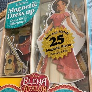 Elena of avalor magnetic dress up doll